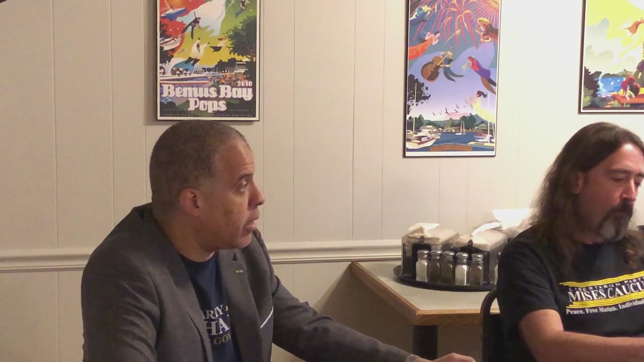 Larry Sharpe, NY Libertarian Gubernatorial Candidate, Visits Chautauqua County