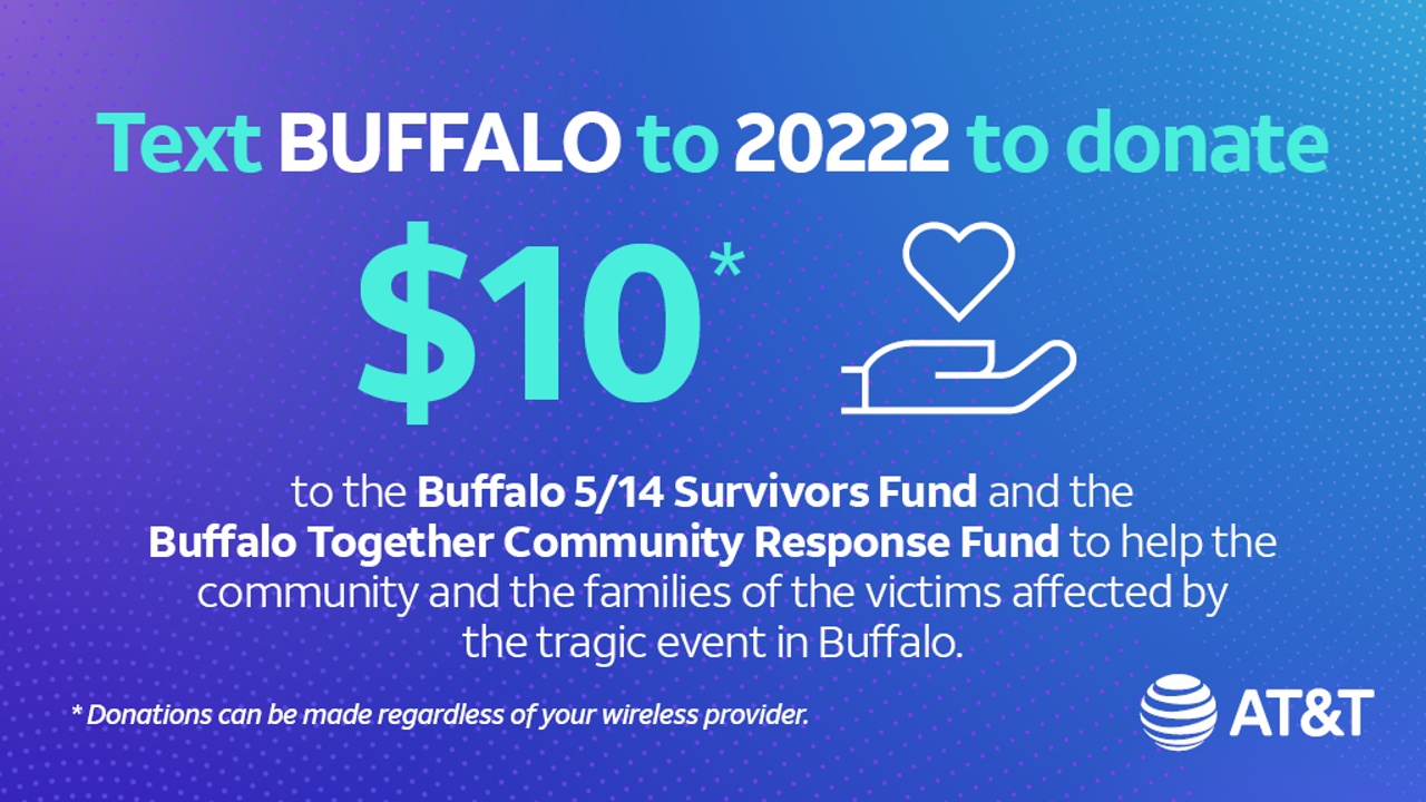 AT&T And City Of Buffalo Establishes Text-To-Give Campaign