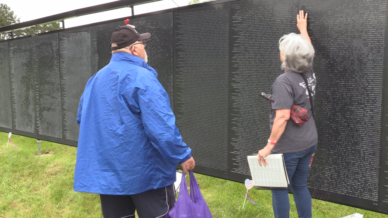 Chautauqua County Veterans Visit The Wall That Heals In Erie, PA