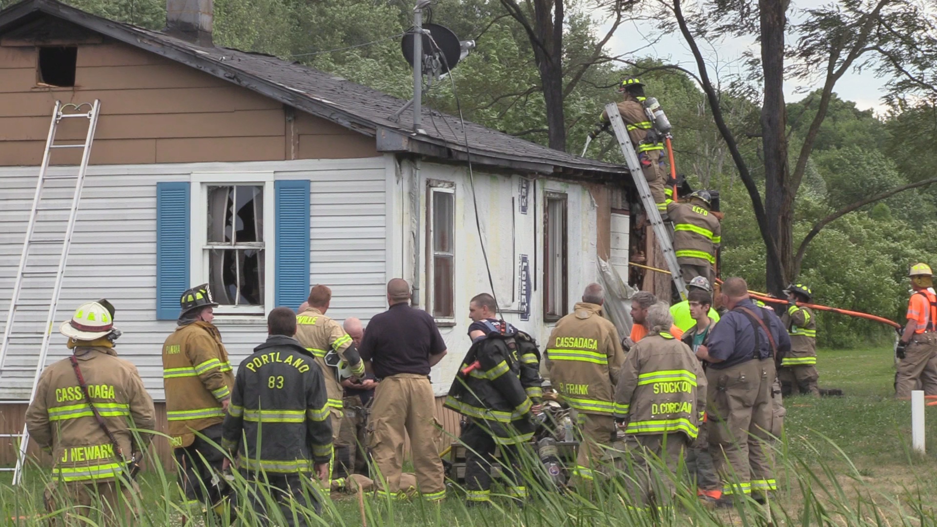 Dewittville Blaze Caused By Discarded Cigarette 