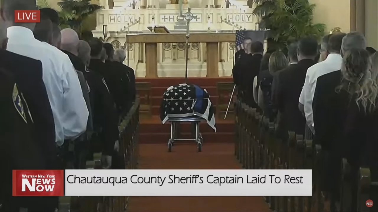 Family, Friends, Law Enforcement Say Final Farewell To Longtime Sheriff Captain