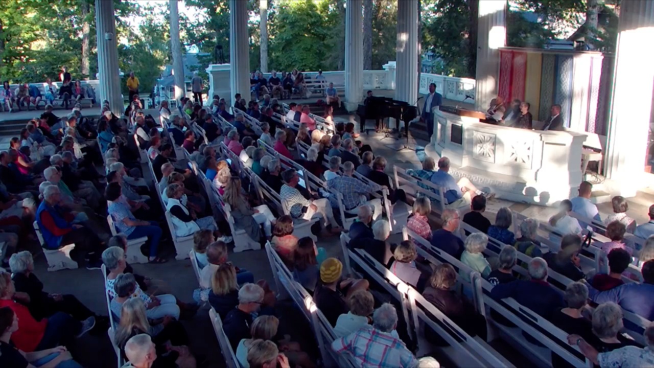 Chautauqua Institution Holds Community Vigil Following Stabbing Of Salman Rushdie 