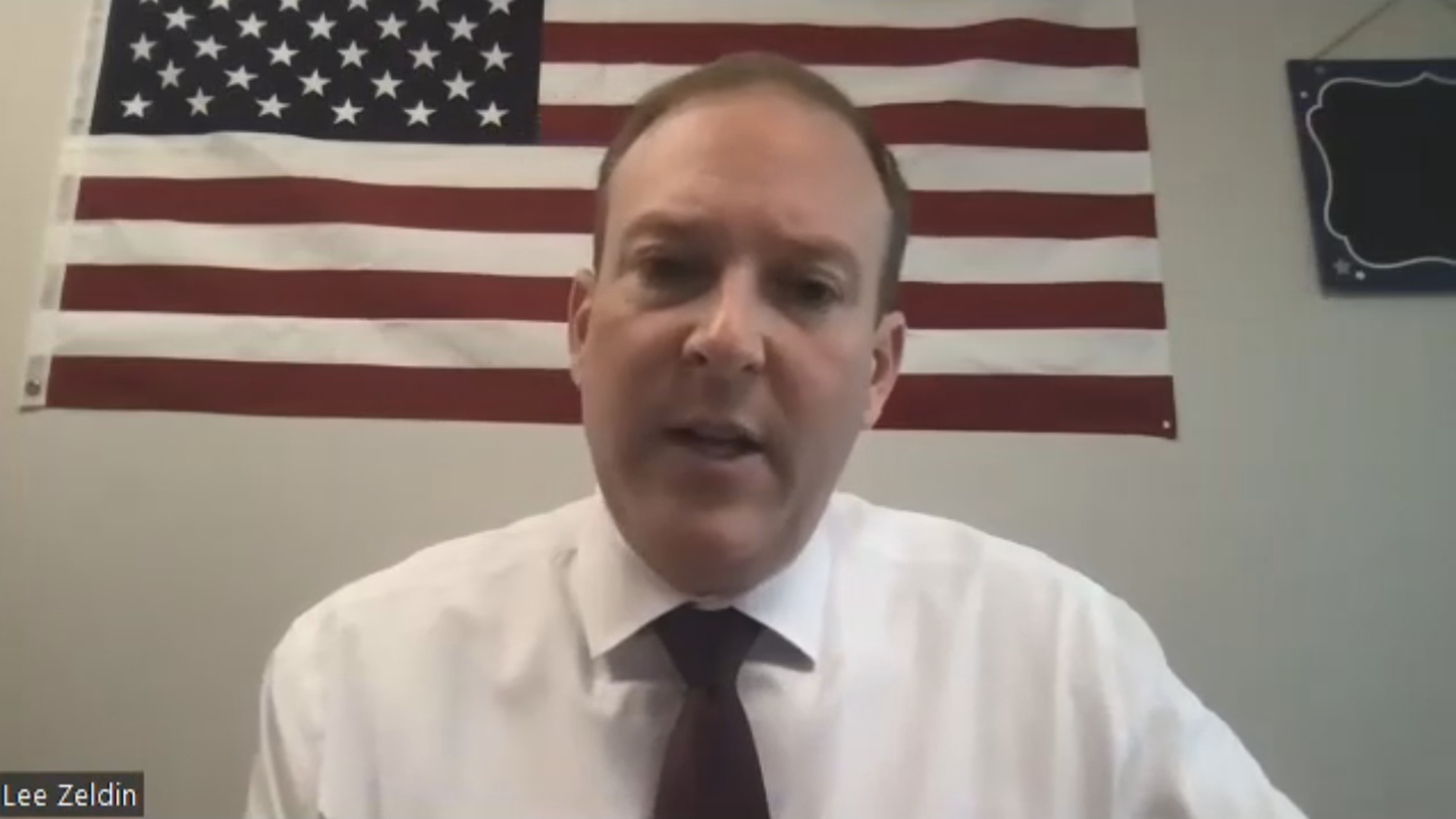 Lee Zeldin Talks Campaign Points During Town Hall