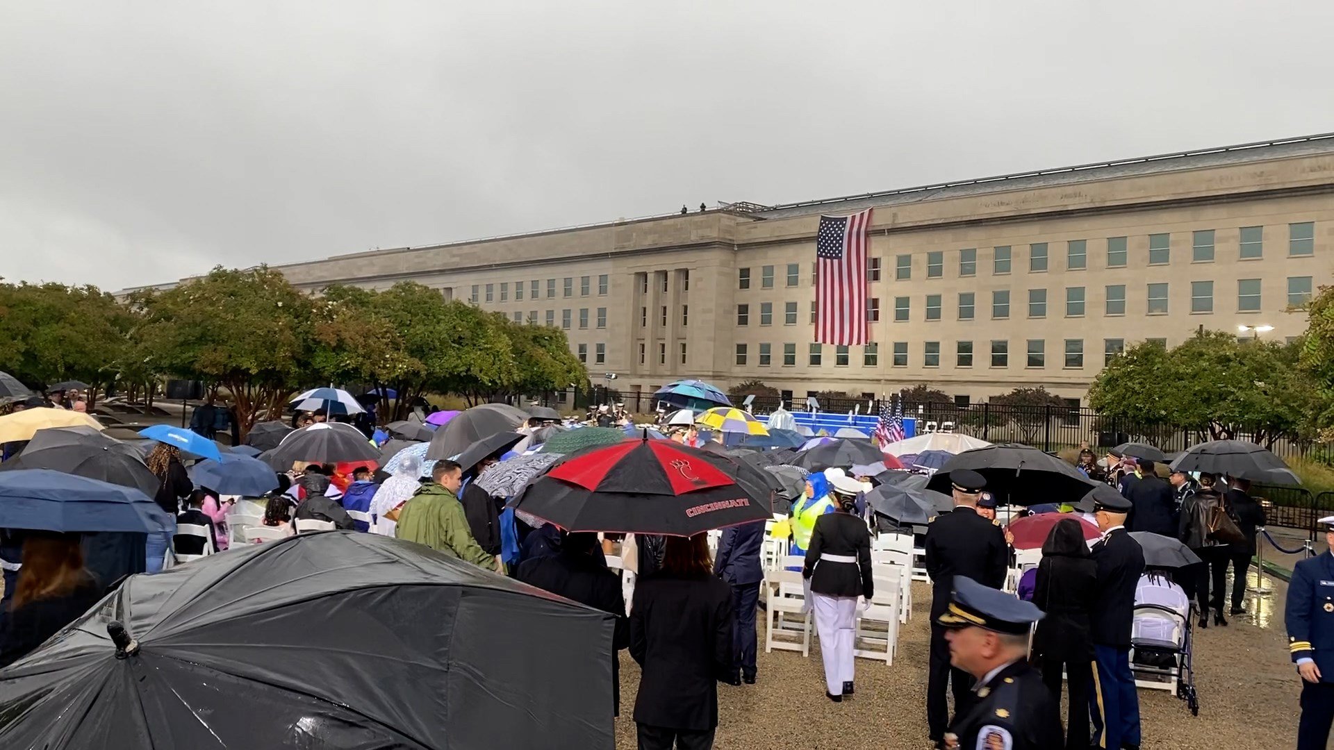 Biden, Military Officials Honor Victims of September 11 Attacks During Pentagon Ceremony