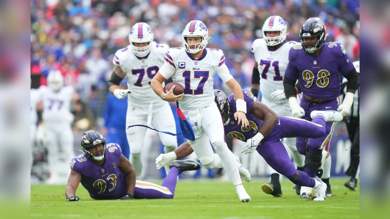 Allen rallies Bills to win after Ravens’ 4th-down try fails