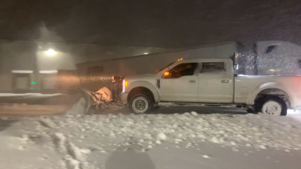 White Out Conditions on Route 20 Adds to Clean-Up Task