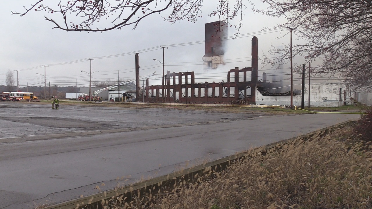 Factory Clean Up Efforts Snagged, Following Massive Fire In Jamestown