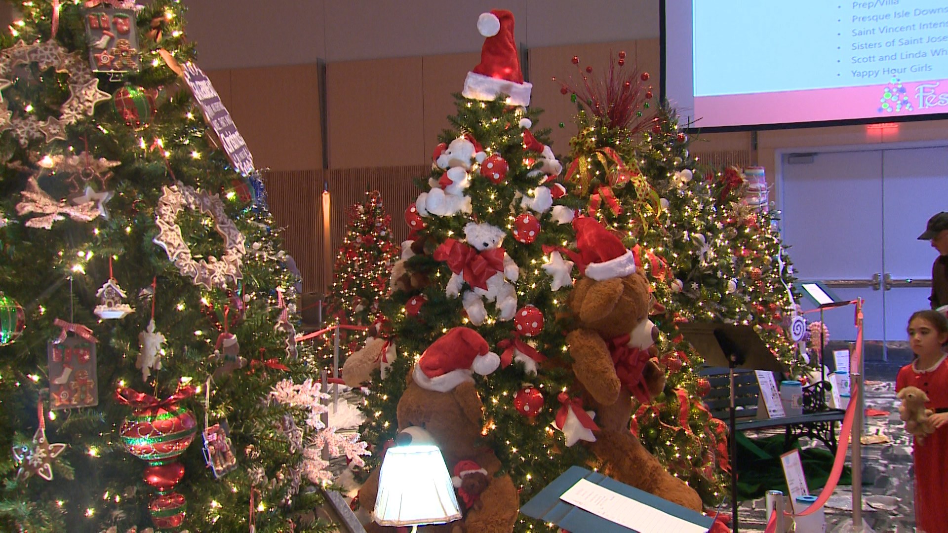 Preparations for Festival of Trees