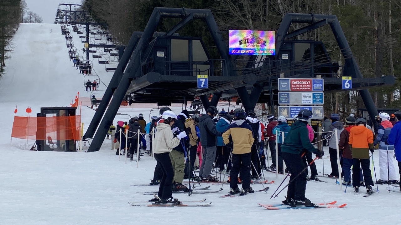 Skiers & Snowboarders take Advantage of Warmer Weather at Peek’n Peak Resort