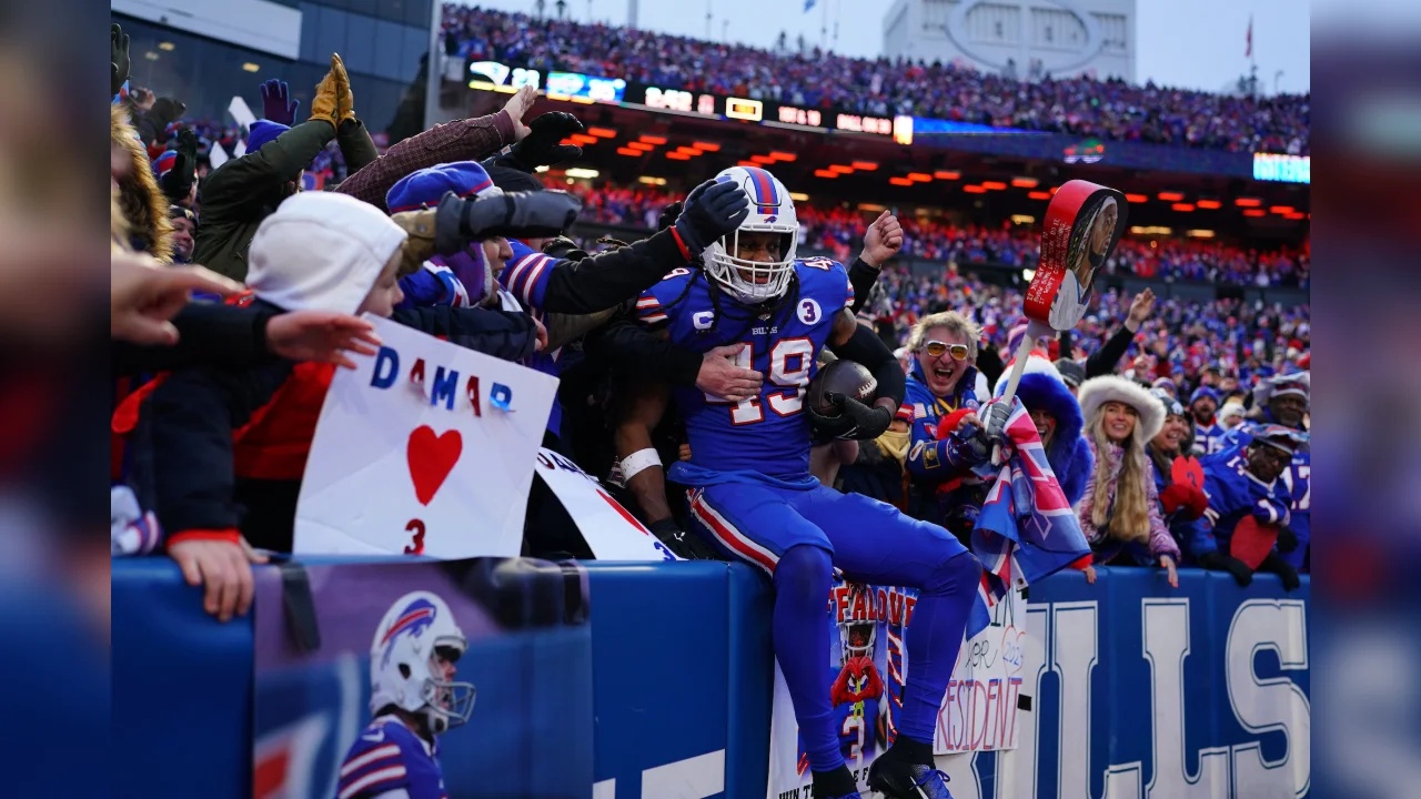 Bills win for Hamlin and eliminate Patriots from playoffs