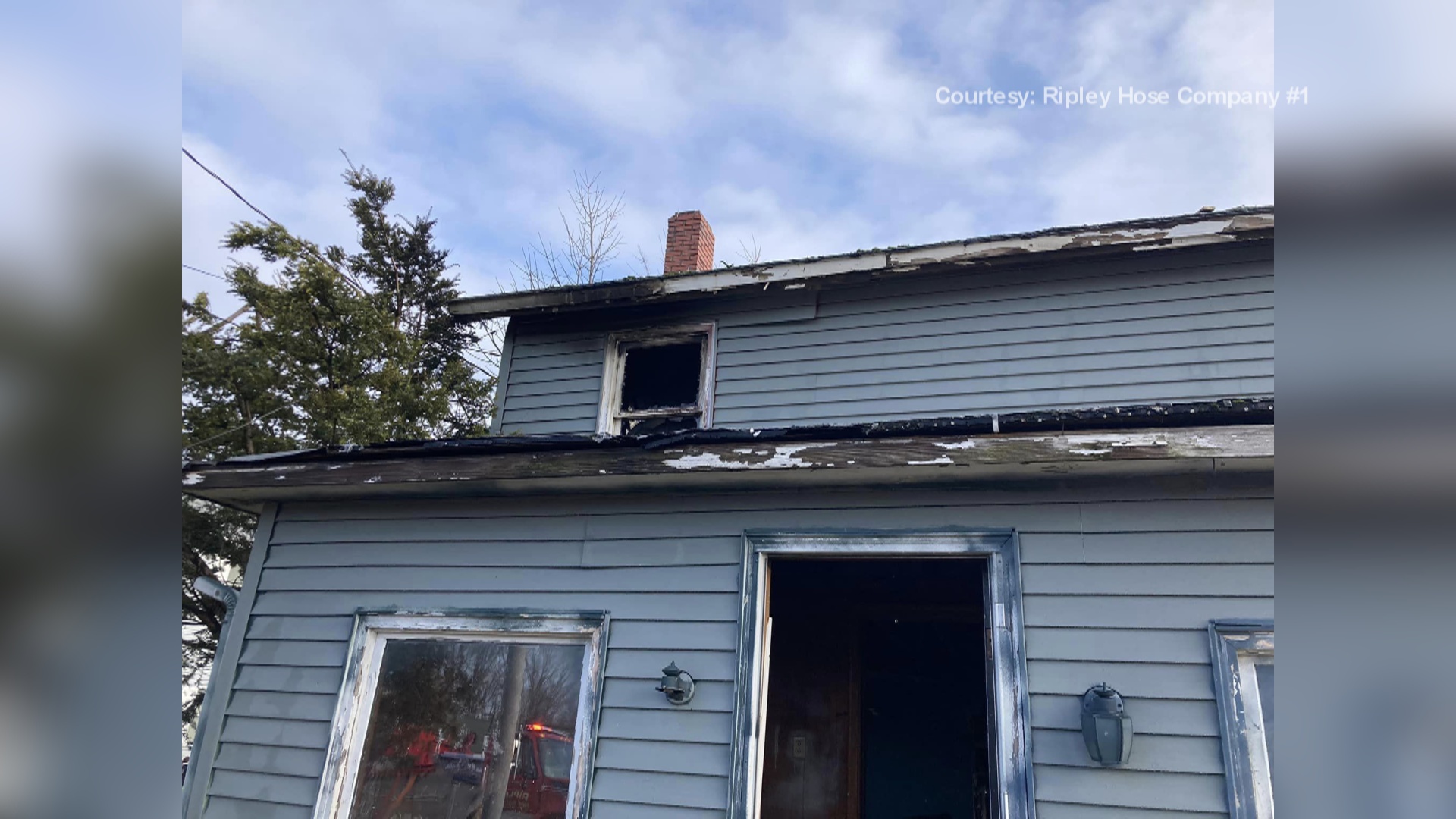 Heating Lamp Blamed For Sparking Chautauqua County House Fire