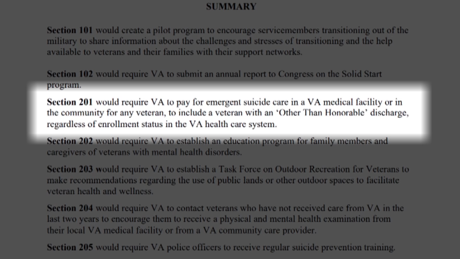 Veterans with suicidal thoughts can get free acute care outside of VA
