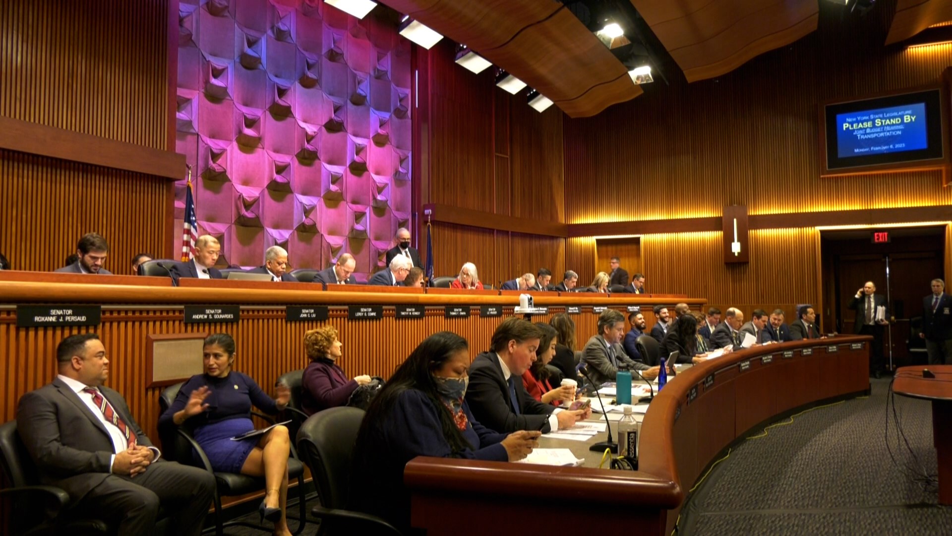 Legislature hears testimony in a budget hearing on transportation