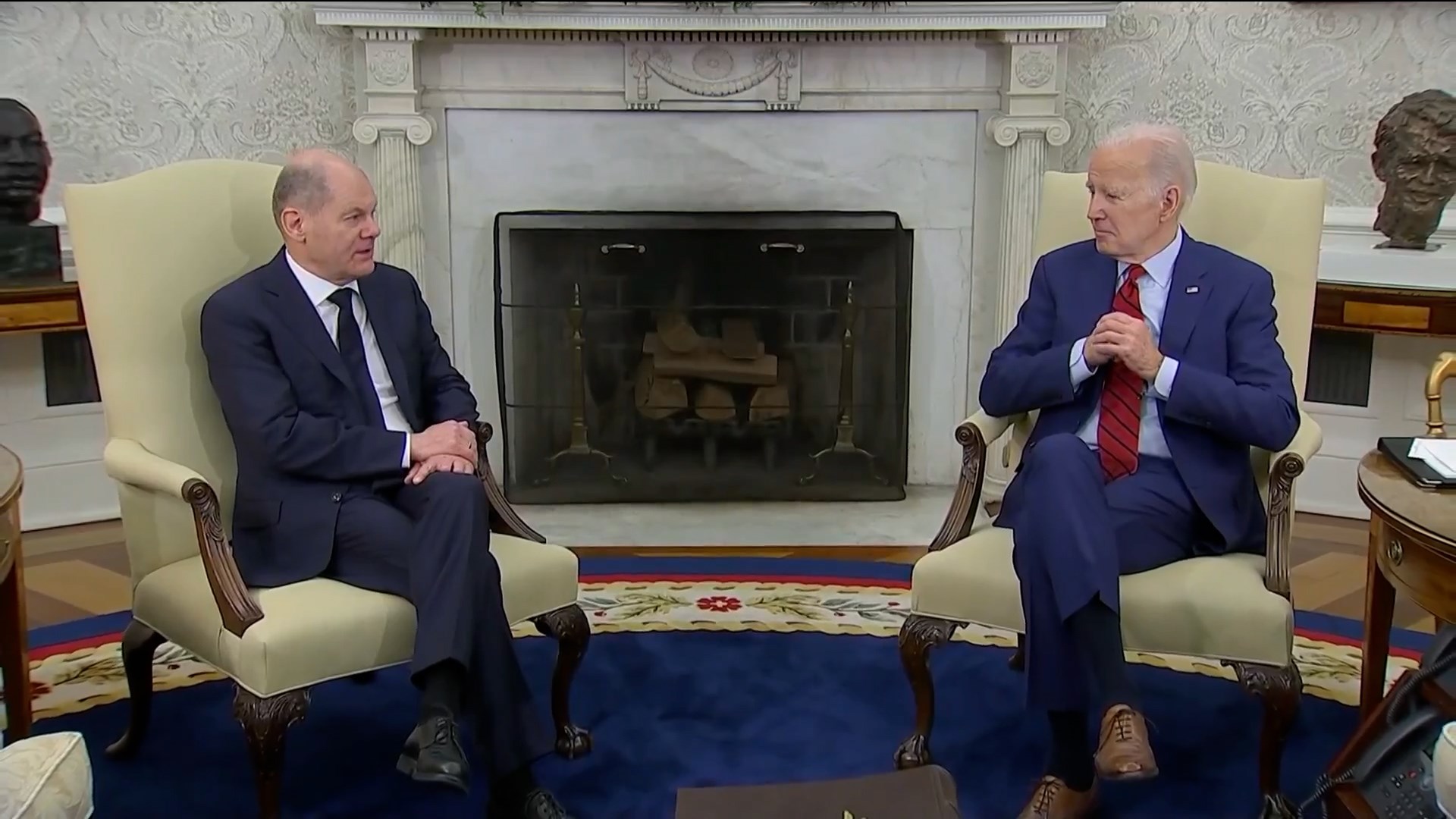German Chancellor Visits White House, Biden Reaffirms NATO support for Ukraine