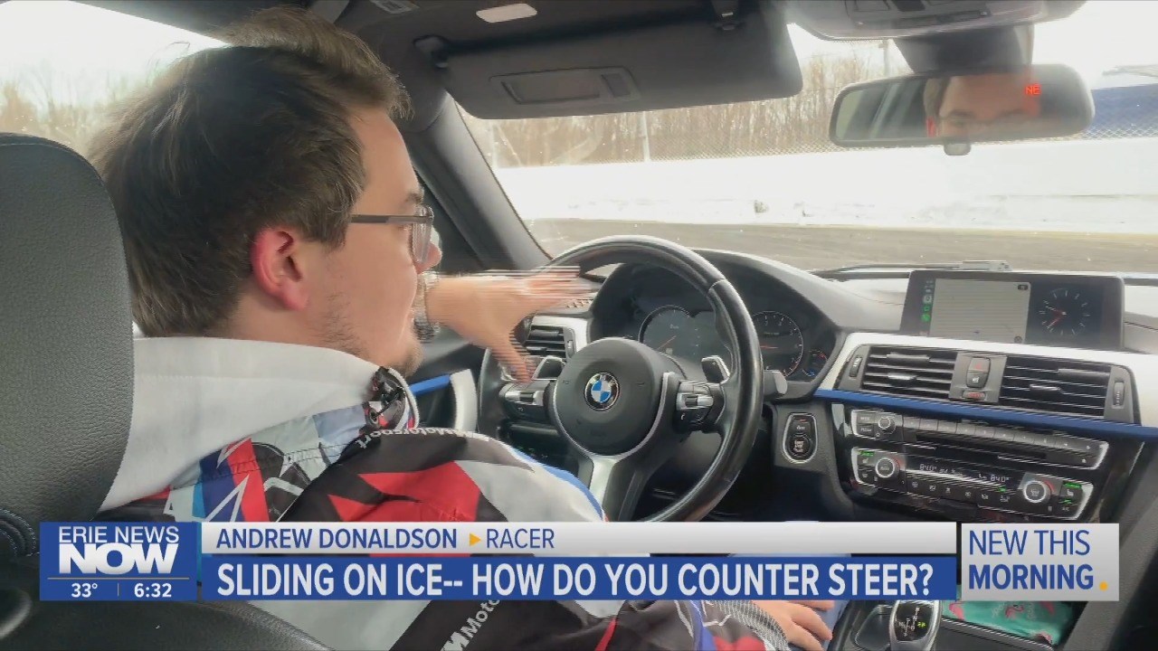 Sliding on Ice Counter Steering WNY News Now