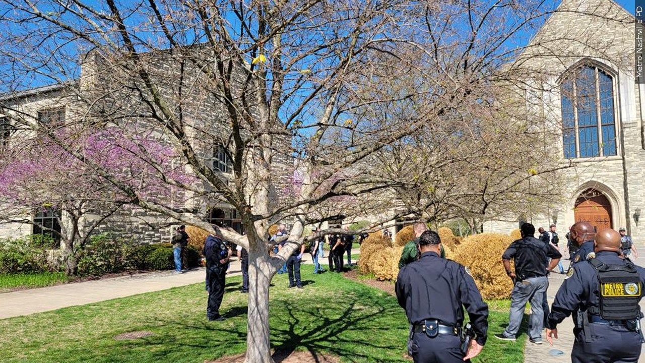 28-Year-old woman kills 3 students and 3 adults at private Christian school in Nashville, police say