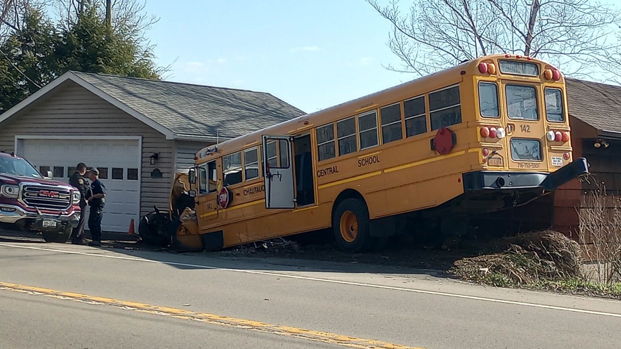 Injury School Bus Crash Reported In Chautauqua County