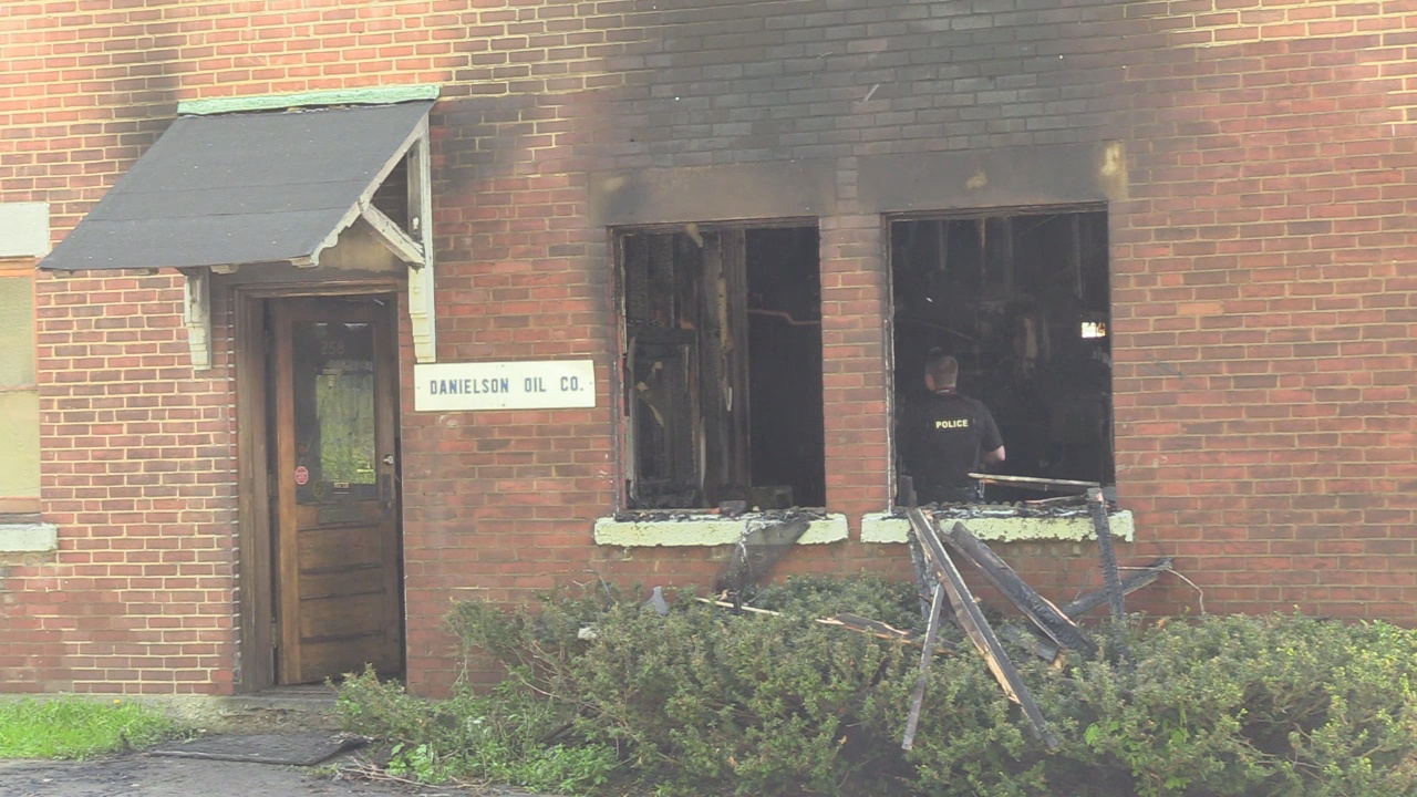 Burglary Alarm Alerts Authorities Of Oil Company Fire