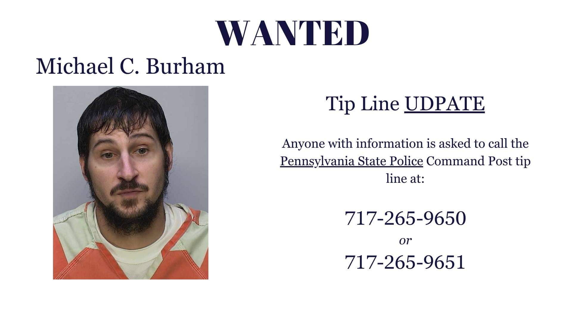 The Manhunt for Burham Continues