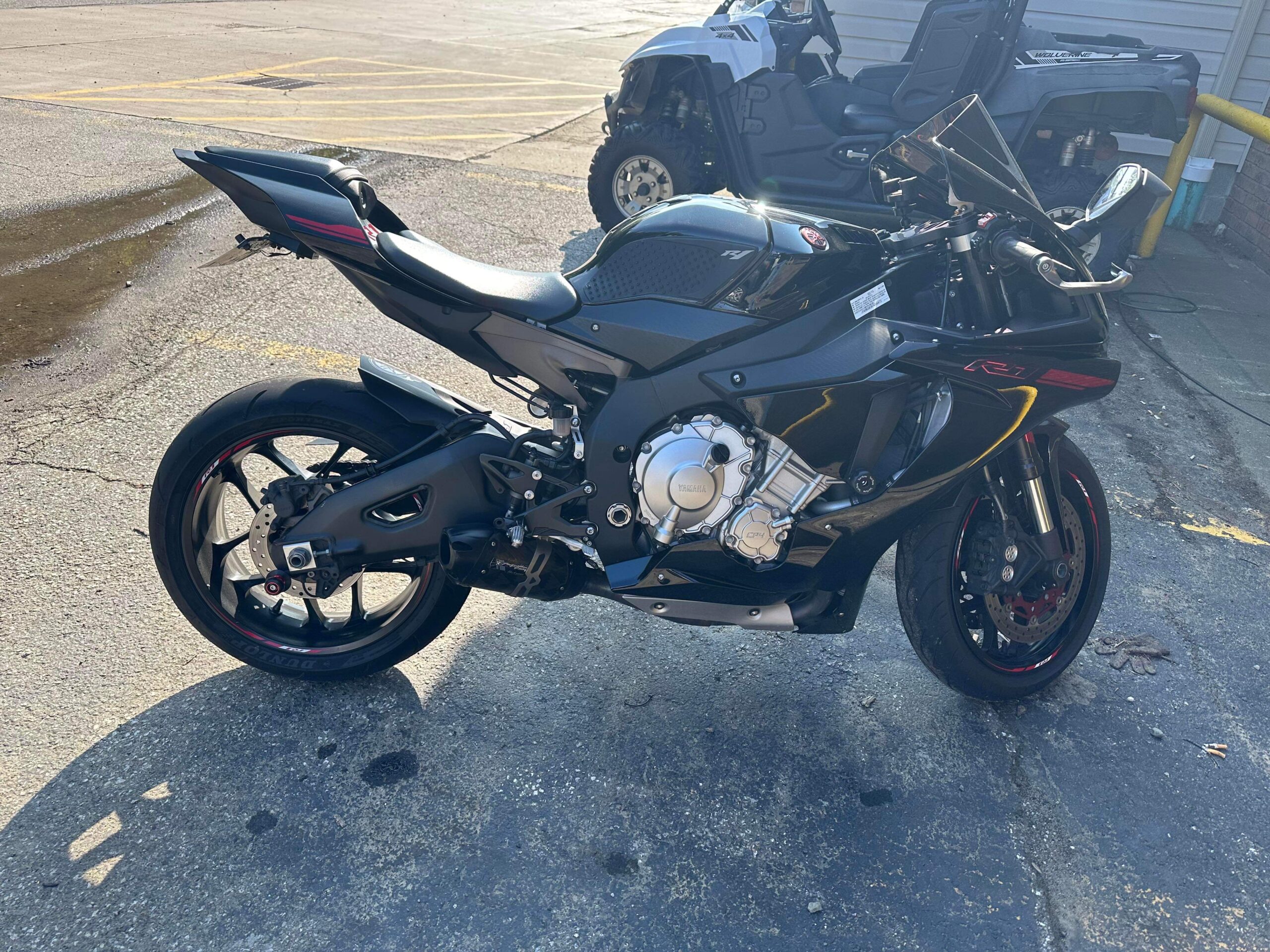 Motorcycle Theft In The City 