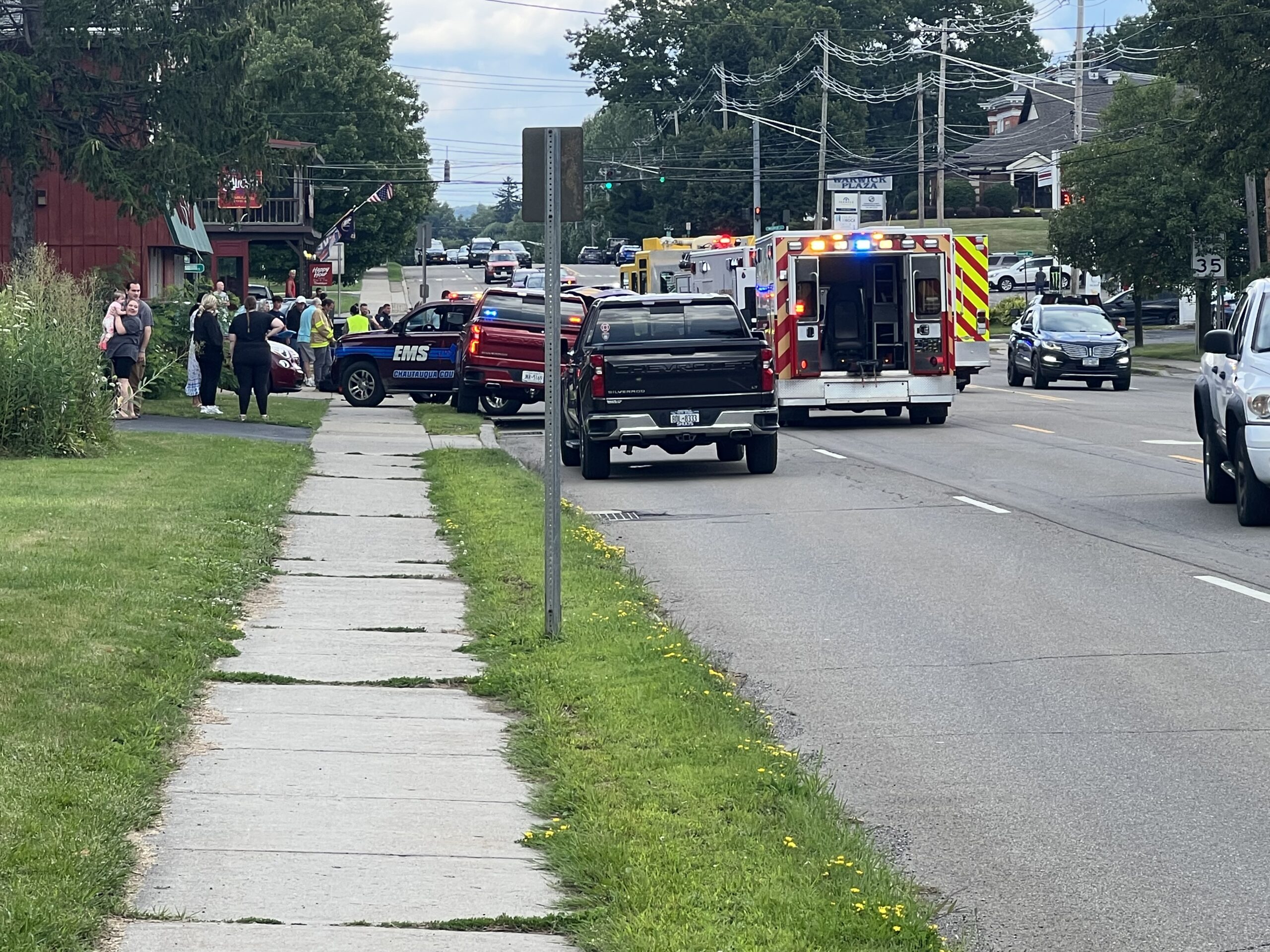 Motor Vehicle Collision Between Motorcycle and Automobile Causes Injuries
