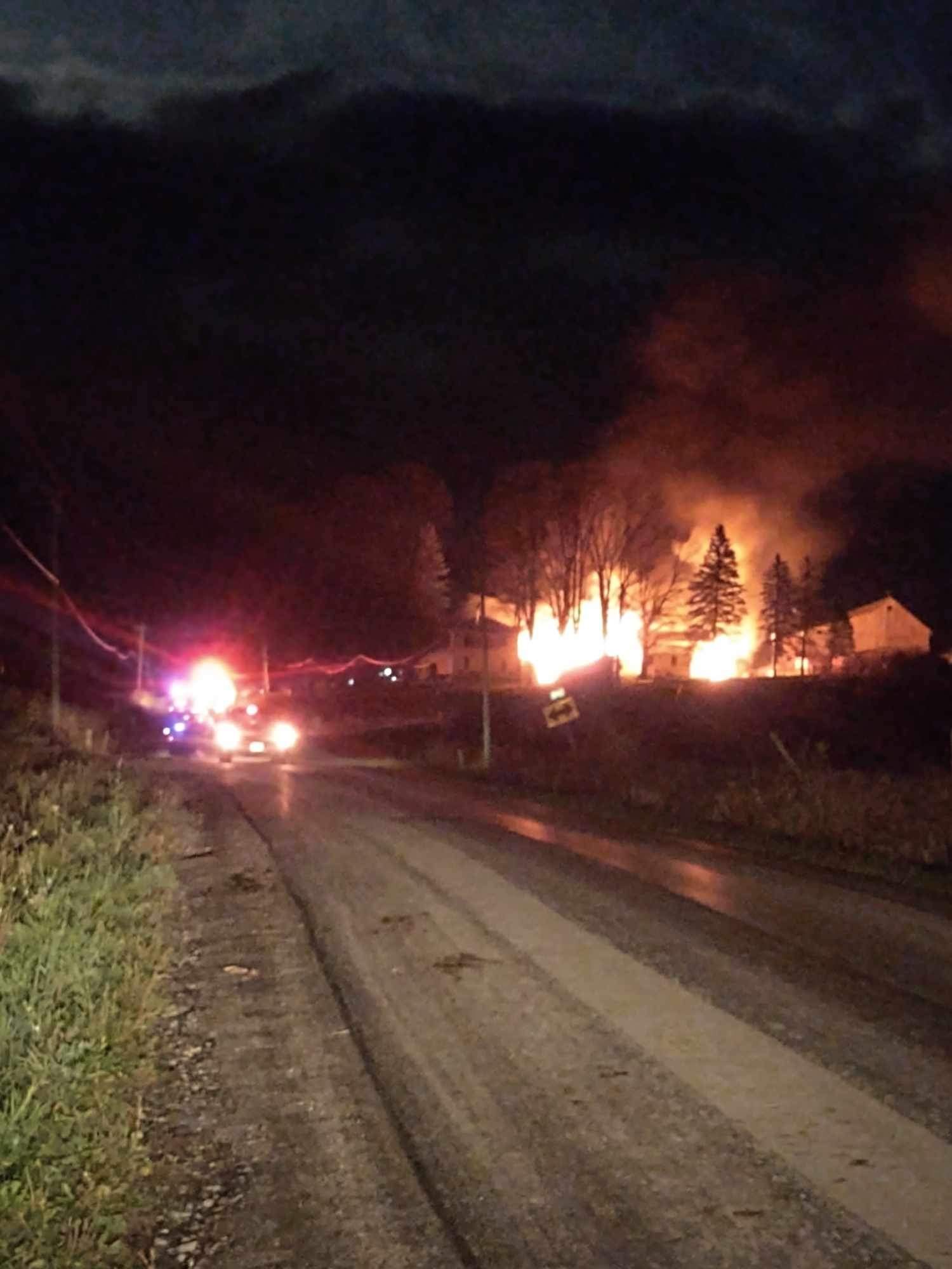 House Fire in Randolph