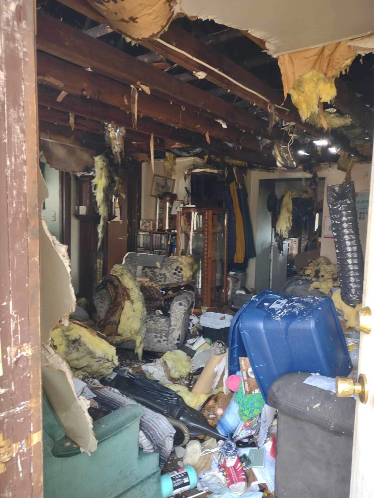 Overheated Antenna Amplifier Causes House