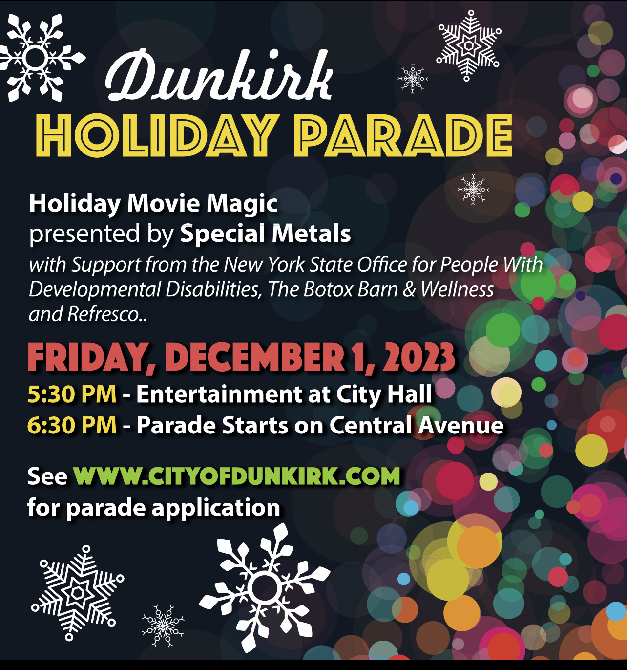 Dunkirk Welcomes Annual Small Business Saturday Celebration