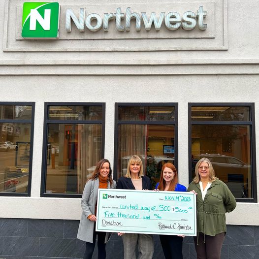 NORTHWEST BANK CONTRIBUTES TO UNITED WAY 2023 FUNDRAISING CAMPAIGN