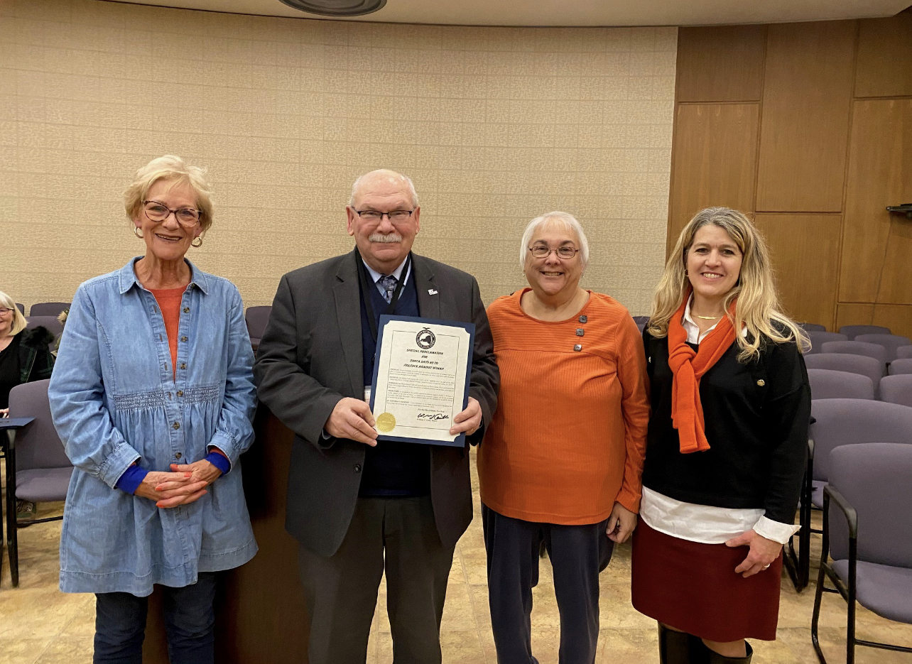 Special Proclamation for ZONTA’s Anti-Domestic Violence Campaign