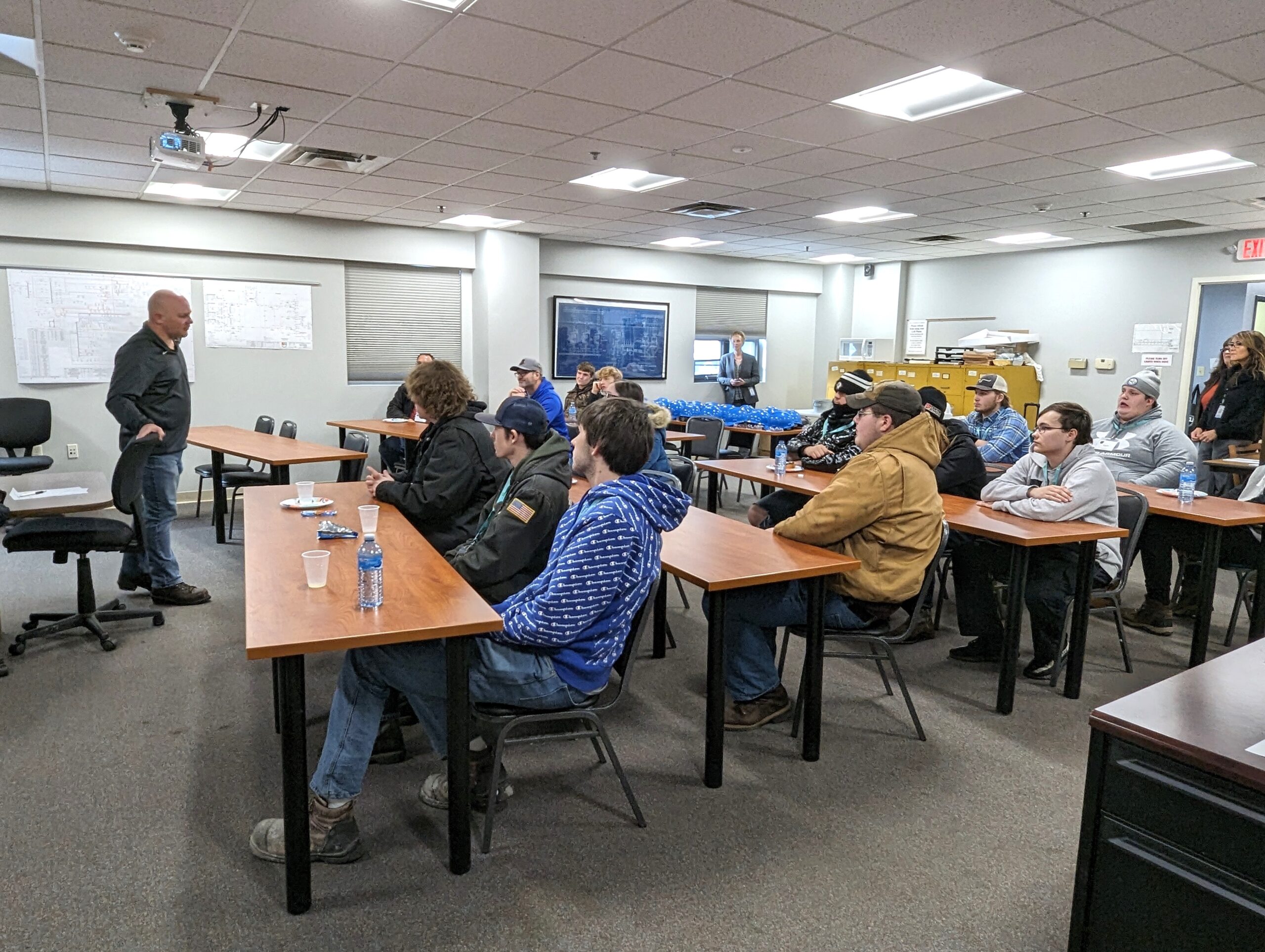 Springville P-TECH Students Tour BPU Facilities