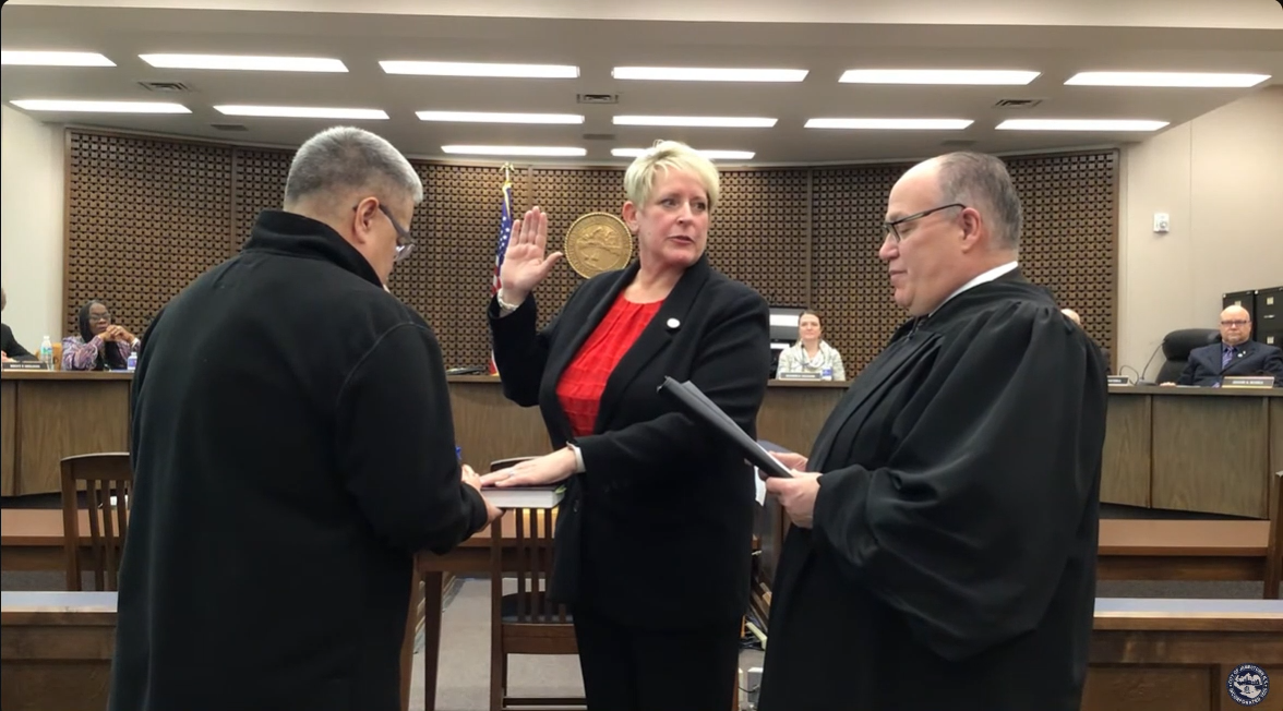 The Honorable Kim Ecklund Sworn In as Jamestown’s First Female Republican Mayor in Historic Inauguration