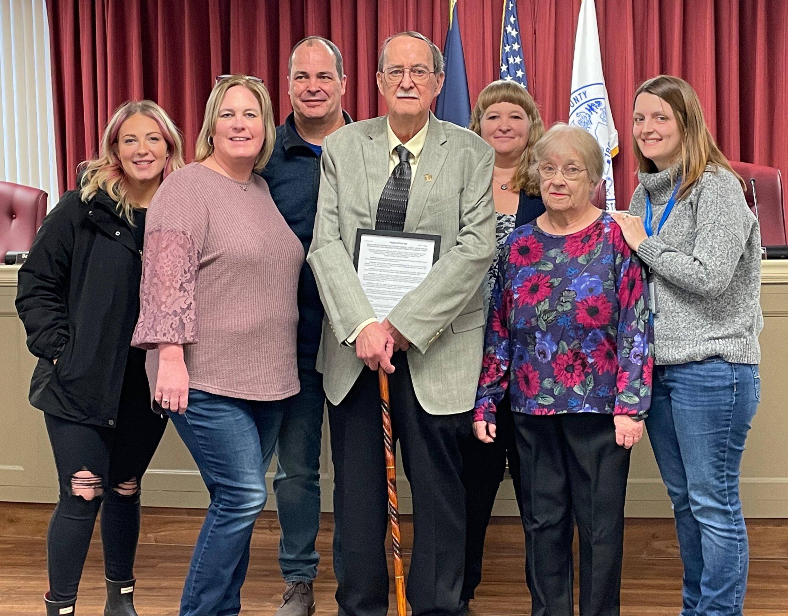 Allegany County Recognizes Charles “Chuck” Jessup for Decades of Civic Service