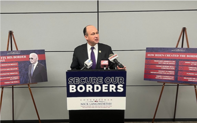 Congressman Langworthy Hosts Press Conference on Border Security