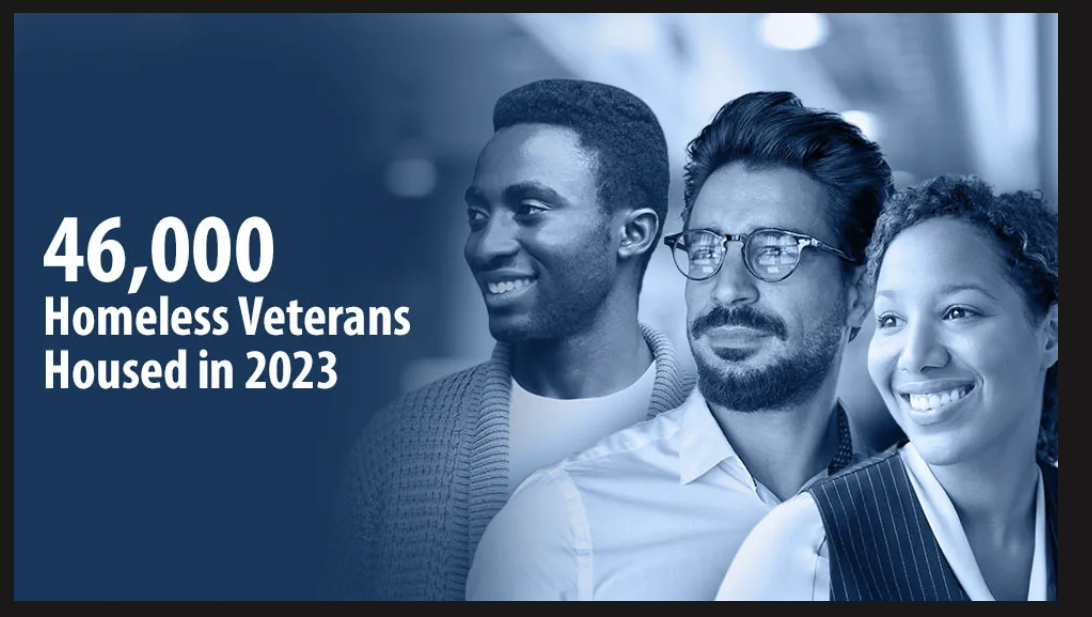 VA Exceeds Goal, Housing 46,552 Homeless Veterans in 2023