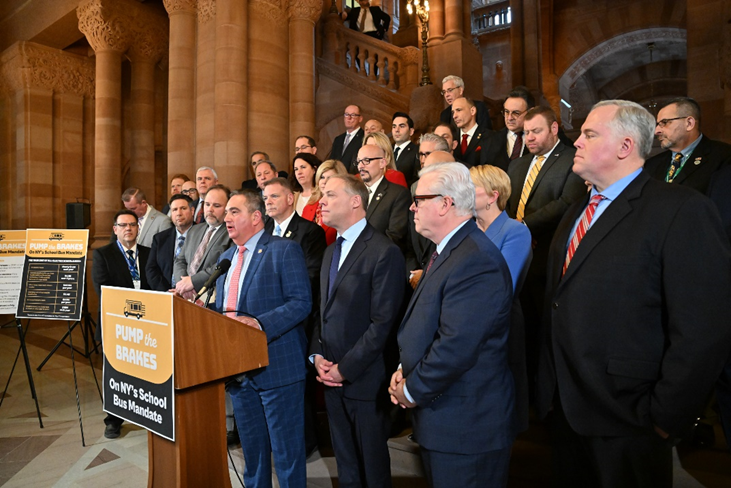 Republicans and Education Officials Urge Pause on NY’s 2027 Electric School Bus Mandate