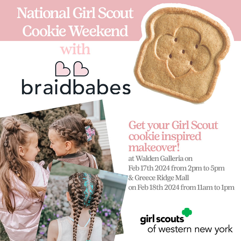 Girl Scouts of Western New York Partners with BraidBabes for Sweet Celebration