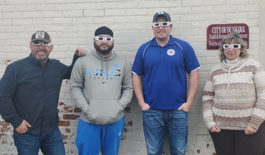Dunkirk Gears Up for Eclipse Fest on April 8 with Free Eclipse Eyeglasses for Residents
