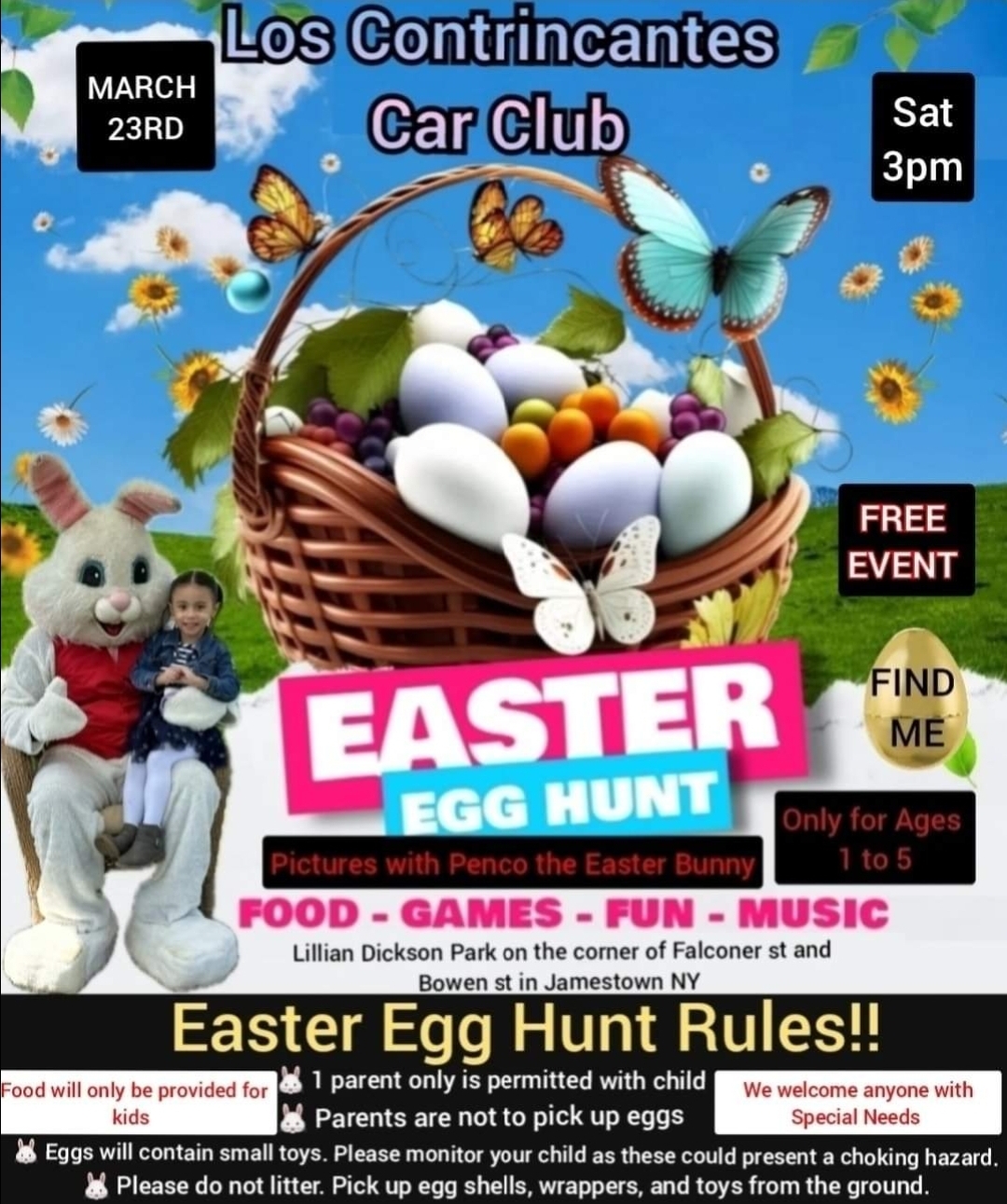 Los Contrincantes Car Club Hosts 5th Annual Easter Egg Hunt