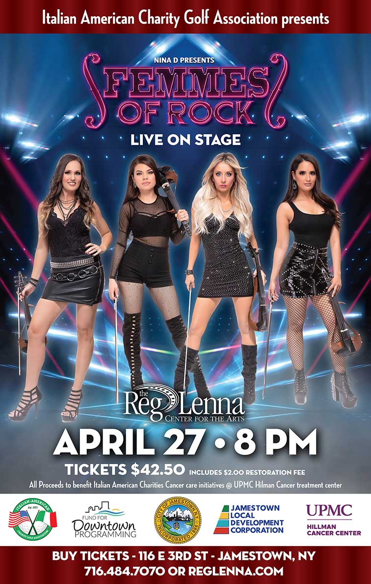 Let’s Get Rocked: Italian-American Charity Golf Association Hosts  “Femmes of Rock” at Reg Lenna